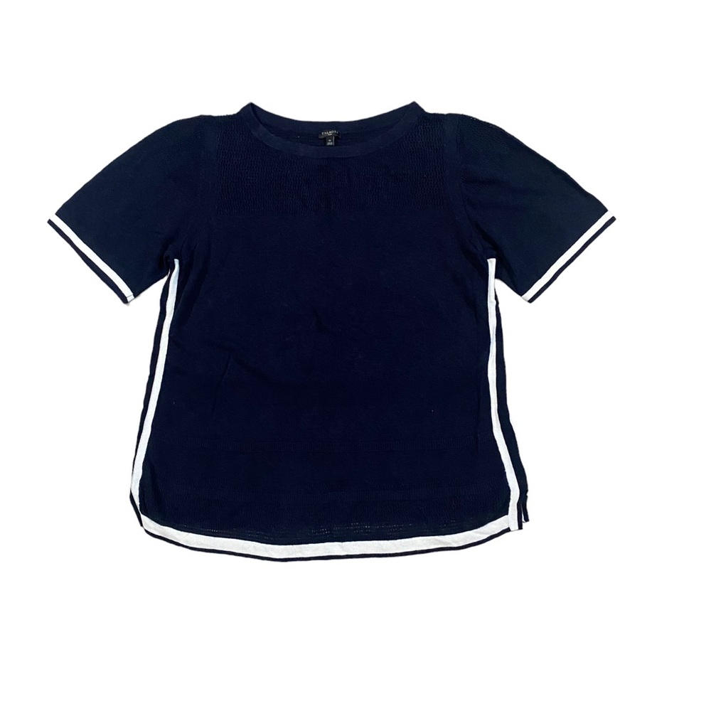 Talbots Plus Linen Knit Blouse